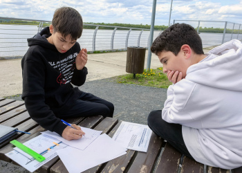 Фото 5 к новости От теории к практике: метрологический класс провел измерения легендарной Шуховской башни